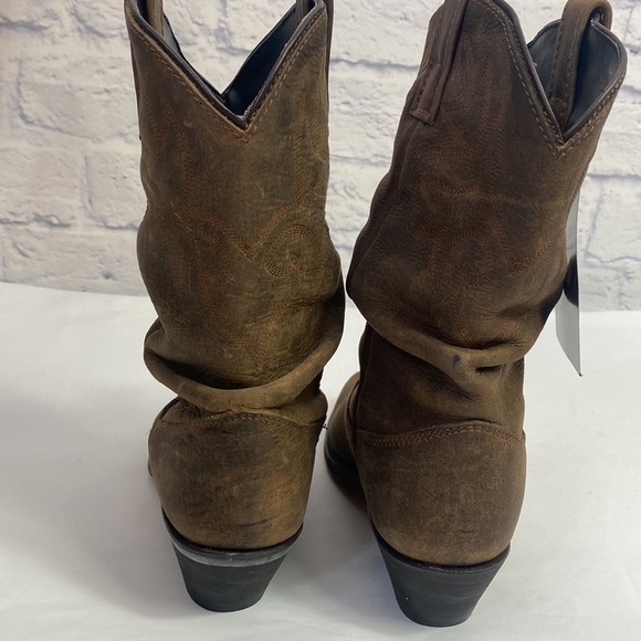 Dingo brown Golden Condor slouch leather western cowboy boots 6 NWT - Picture 4 of 8